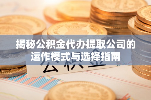宁强揭秘公积金代办提取公司的运作模式与选择指南