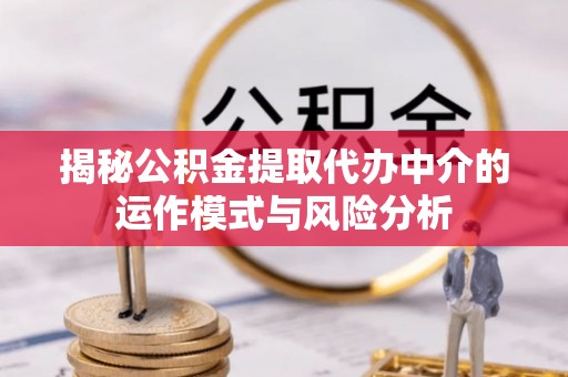 宁强揭秘公积金提取代办中介的运作模式与风险分析