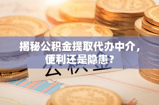 宁强揭秘公积金提取代办中介，便利还是隐患？