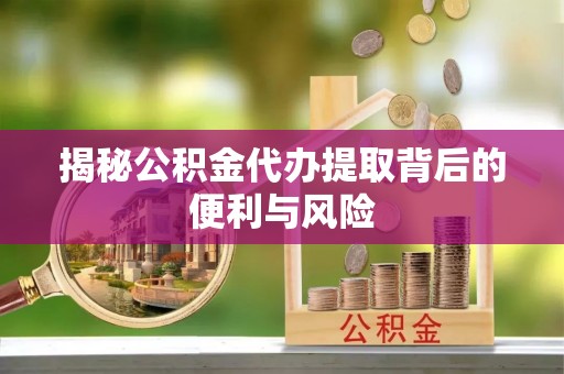 宁强揭秘公积金代办提取背后的便利与风险