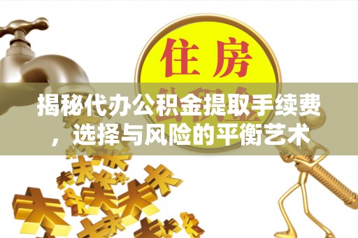 宁强揭秘代办公积金提取手续费，选择与风险的平衡艺术