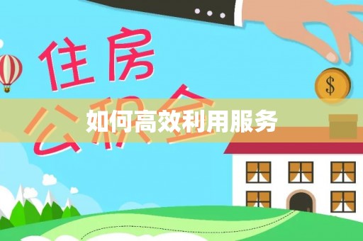 宁强如何高效利用服务