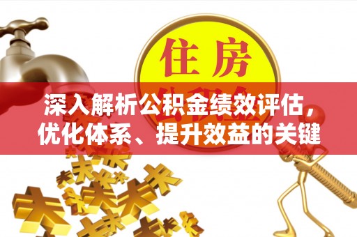 宁强深入解析公积金绩效评估，优化体系、提升效益的关键路径
