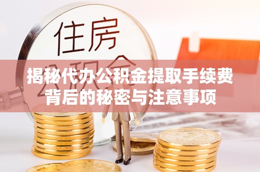 宁强揭秘代办公积金提取手续费背后的秘密与注意事项