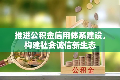 宁强推进公积金信用体系建设，构建社会诚信新生态