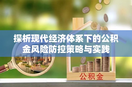 宁强探析现代经济体系下的公积金风险防控策略与实践