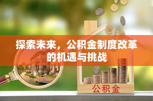 宁强探索未来，公积金制度改革的机遇与挑战