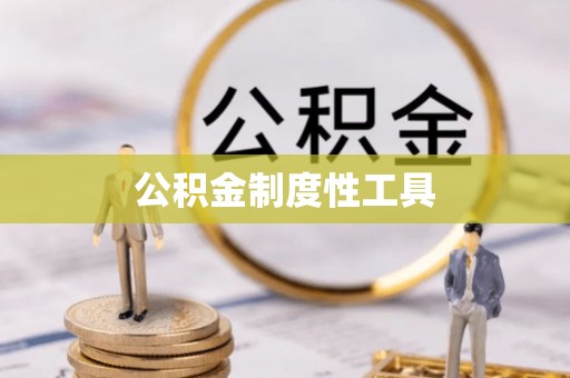 宁强公积金制度性工具