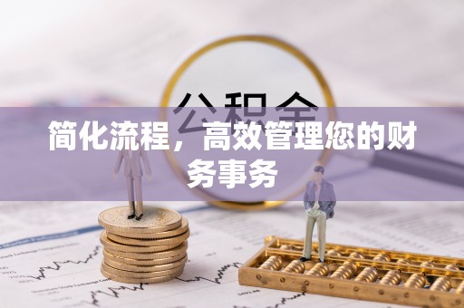 宁强简化流程，高效管理您的财务事务