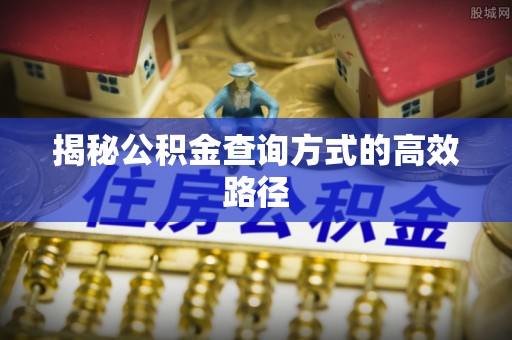宁强揭秘公积金查询方式的高效路径